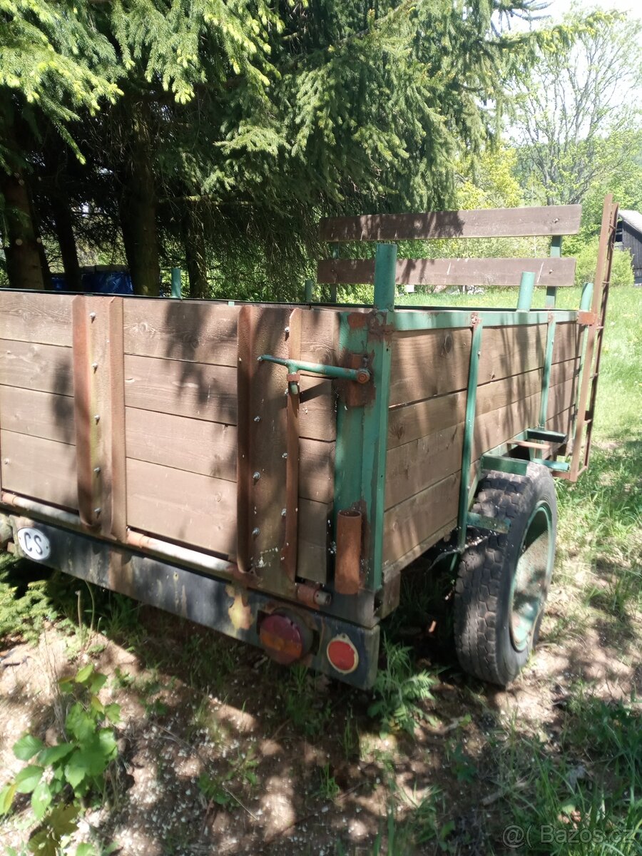 Prodám jedno nápravový vlek za traktor. - 3