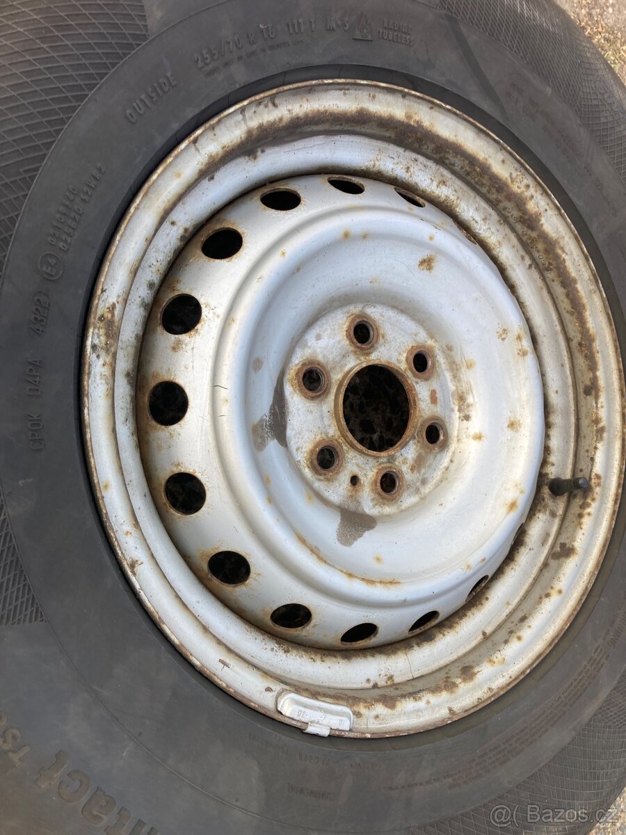 Zimni plechova kola 16 nissan navara np300 - 3