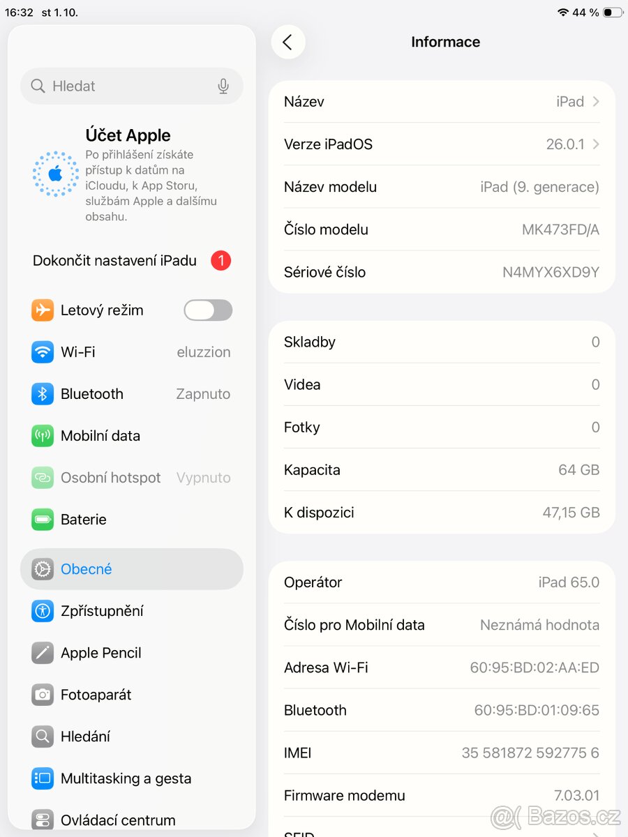 iPad 10.2 SIM LTE: SKVĚLÝ STAV, CZ, Office, ZÁRUKA 12 měsíců - 3