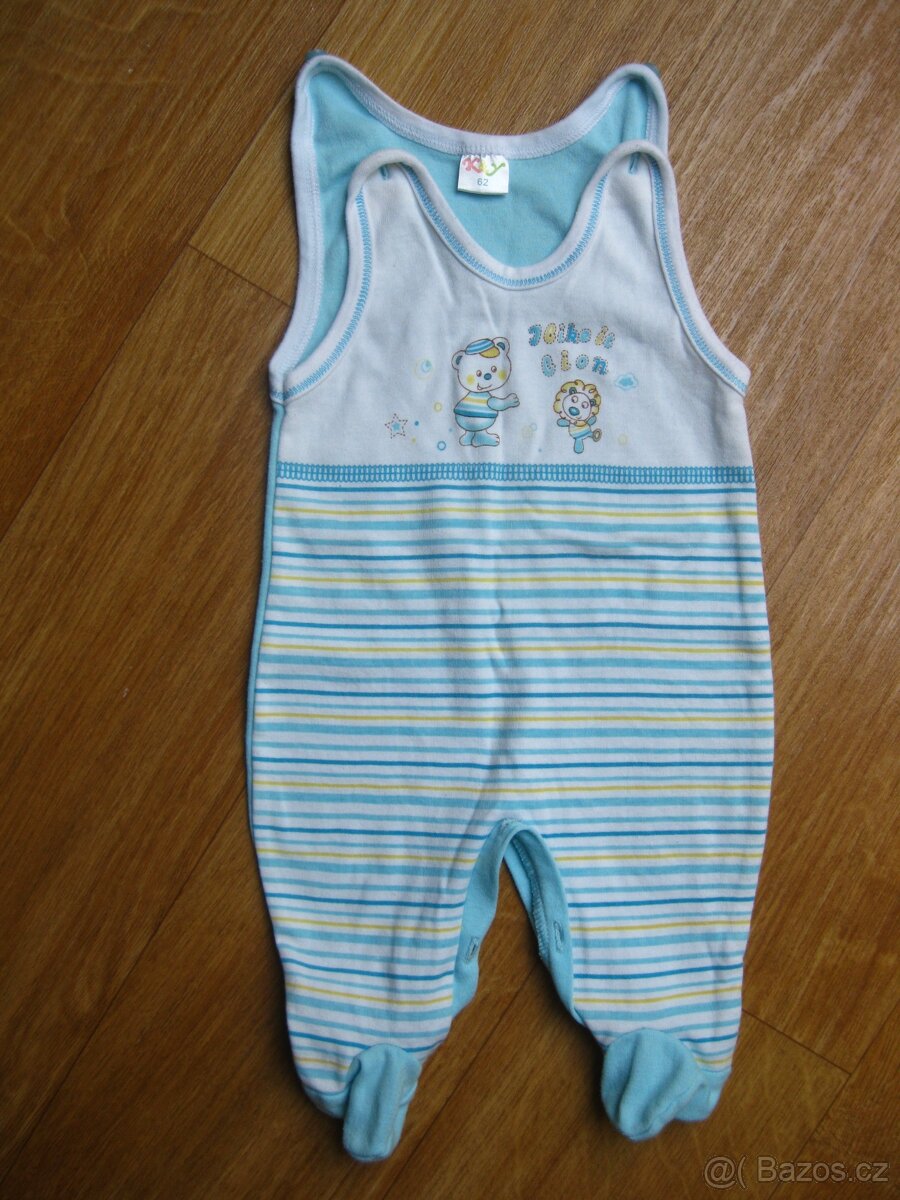 Kojenecké oblečení - body, dupačky, vel. 62 - 3