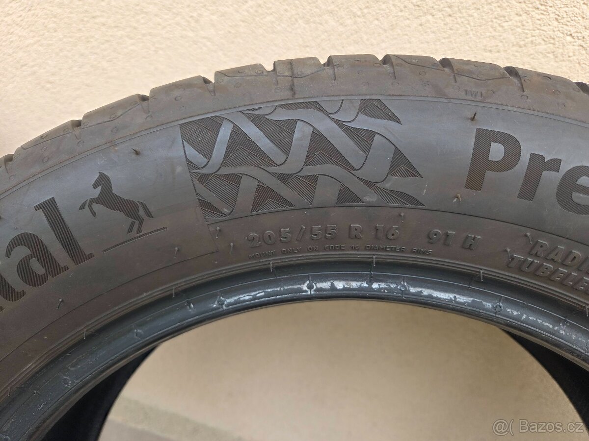 3x Continental PremiumContact 7 205/55 R16 91H - 3