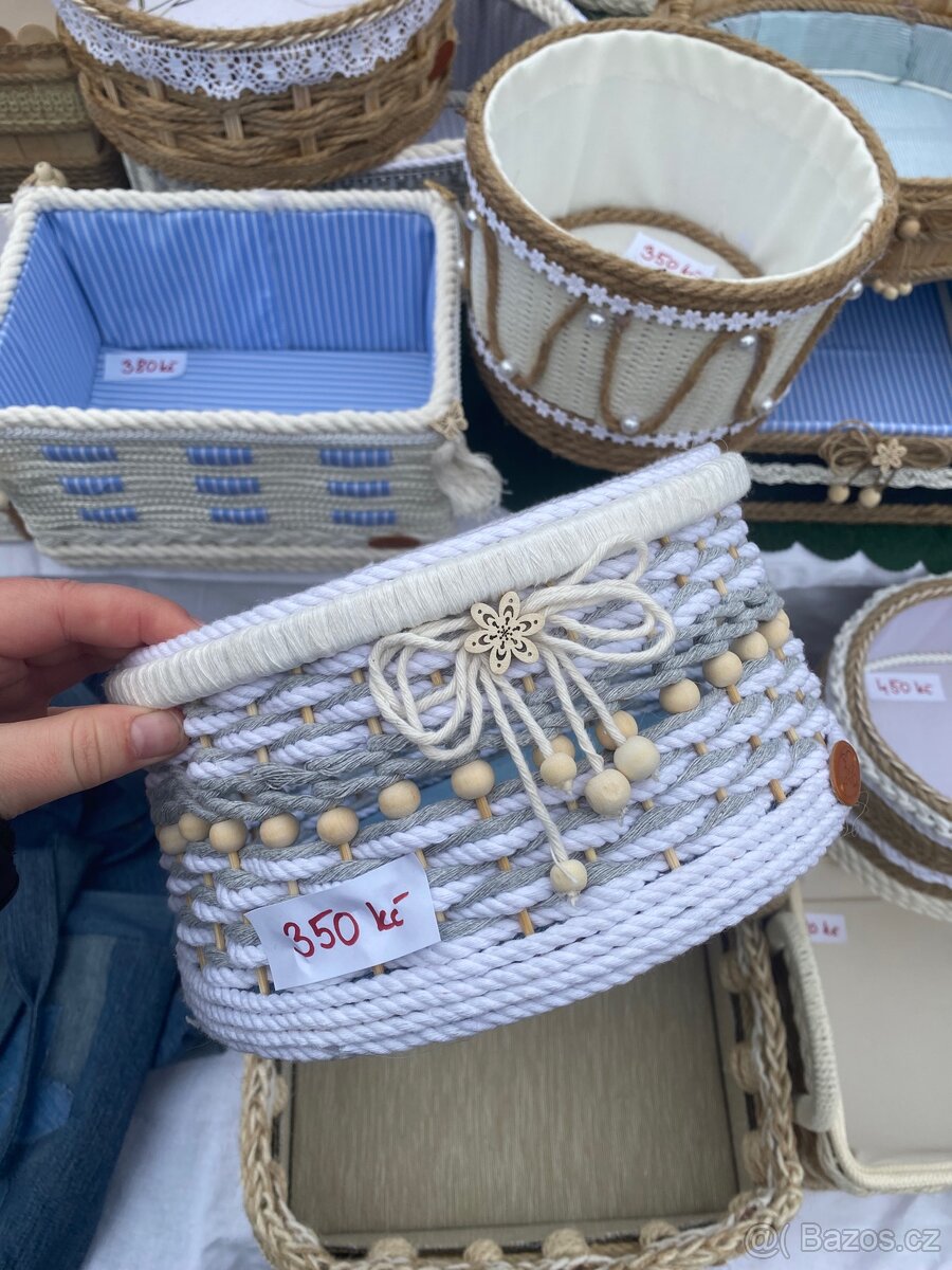 Ručně vyráběné košíky a košíčky - 3