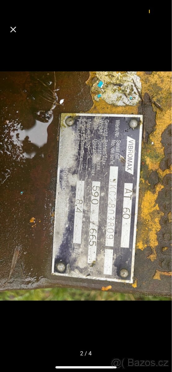 Vibrační deska Vibromax 60 590kg - 3