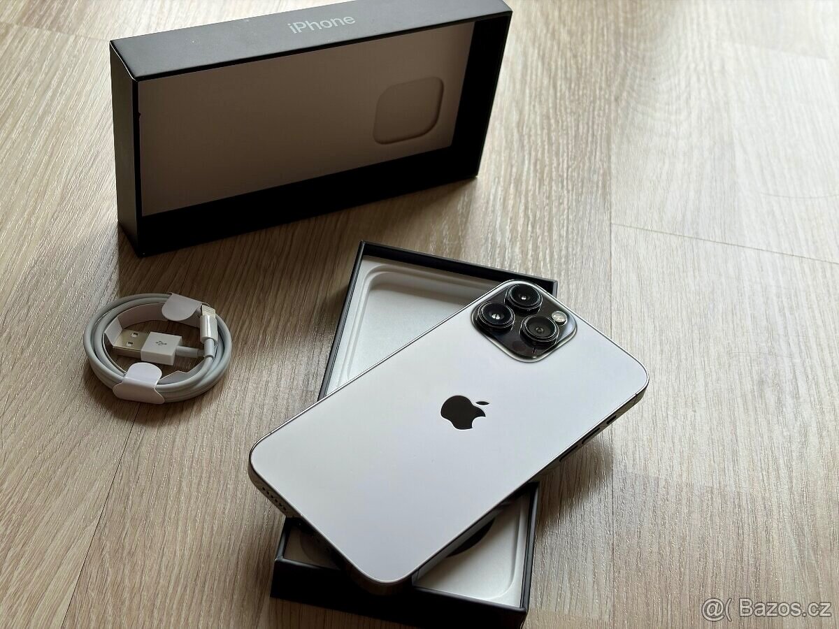 Prodám Apple 12 pro max 128GB Graphite - krásný stav - 3