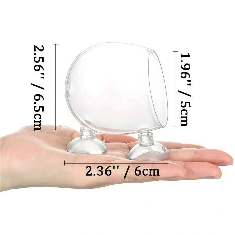 Akv.akrylový květináč s přísavkami - 3