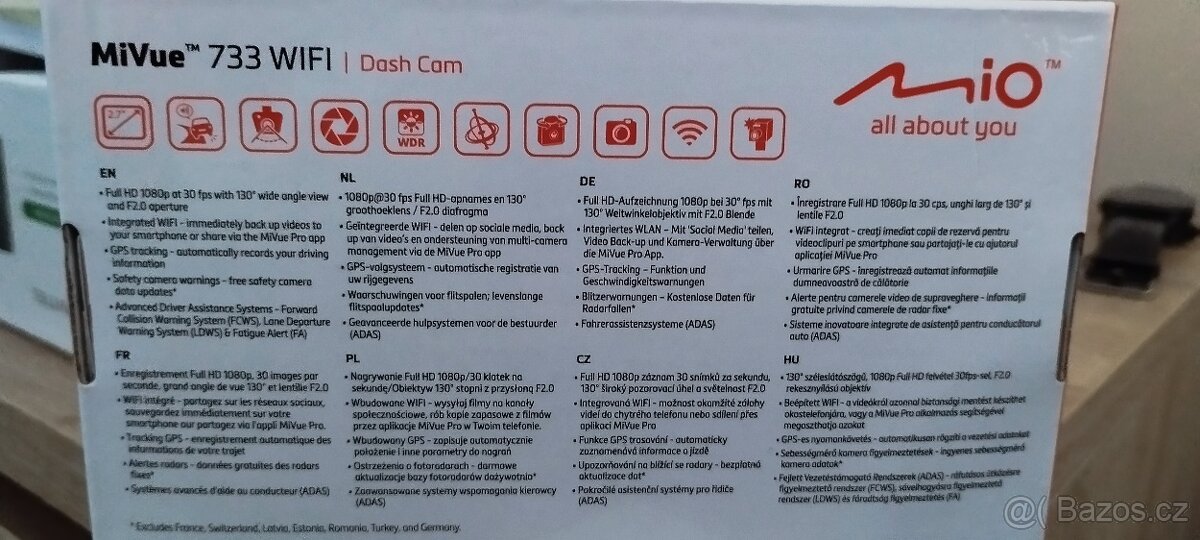 Auto kamera Mivue 733 - 3