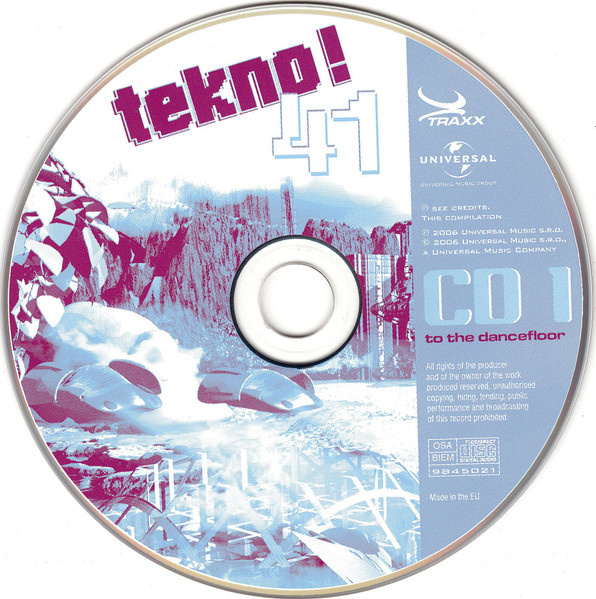 Prodám nehrané 2 CD Tekno 41: - 3