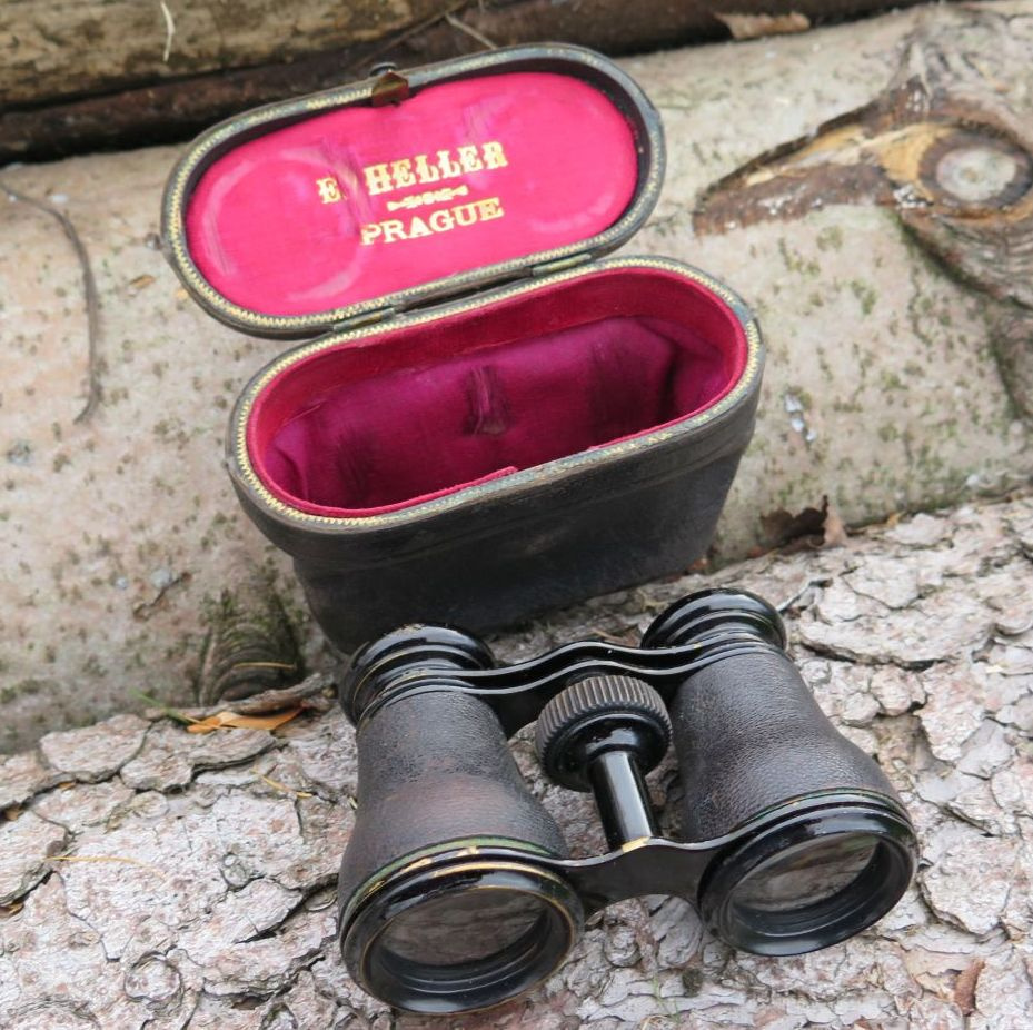 Starožitný dalekohled -kukatko + pouzdro, dalekohled 6x40 - 3