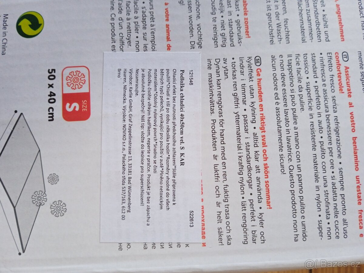 chladící podložka 50x40 cm - 3