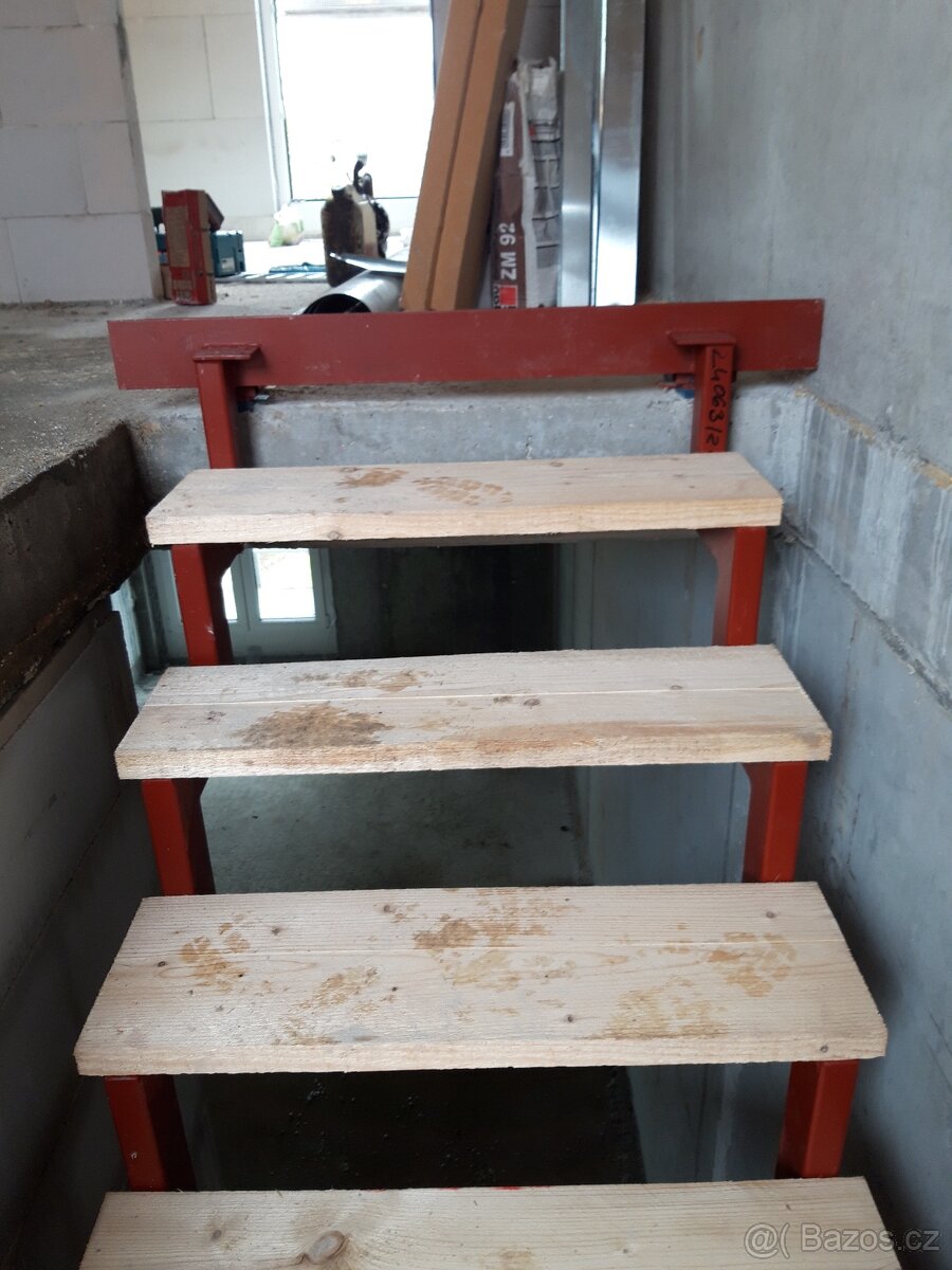 Schody ocelové rovné 296 cm - 3