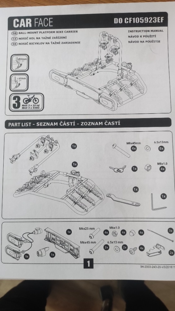Nosič jizdních kol - 3