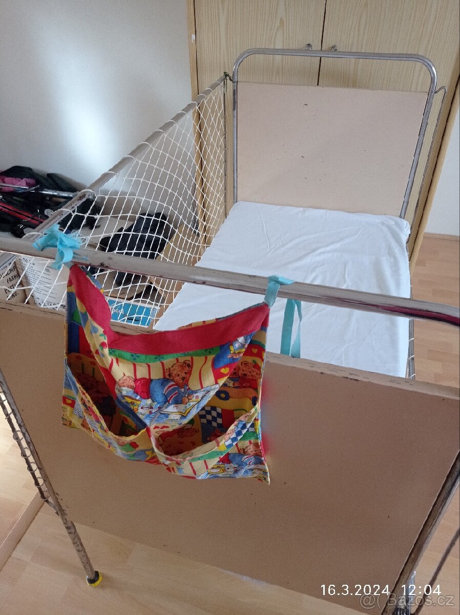 Retro dětská postýlka 70x140cm - 3