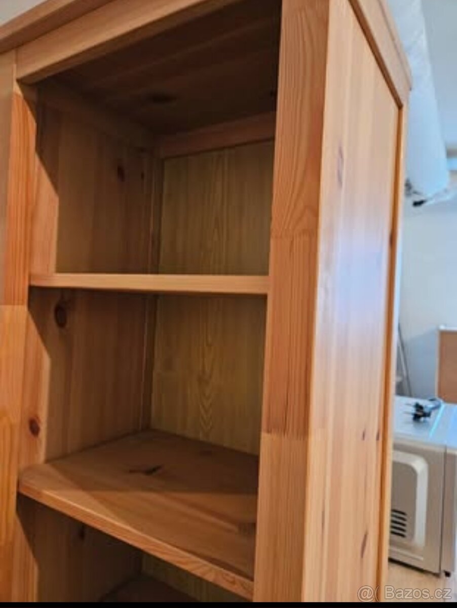 Knihovna, hněda, 49x197 cm - 3