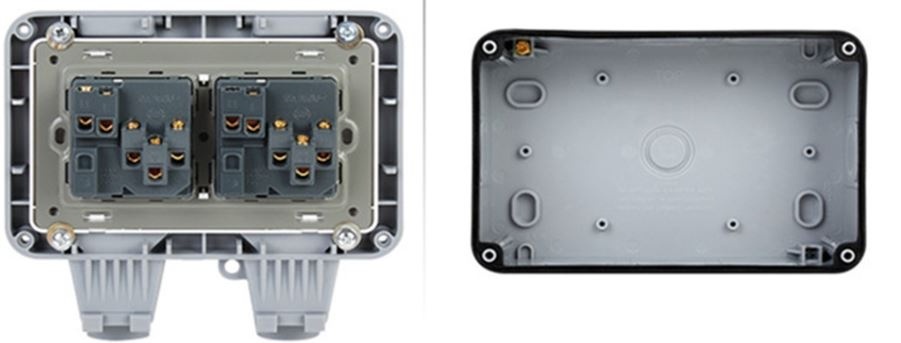 Venkovní elektrická dvou zásuvka - 3