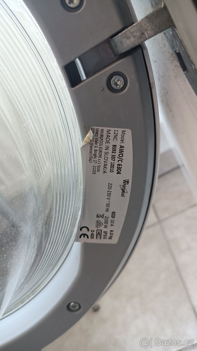 Pračka Whirlpool AWO/C 6304 - 3