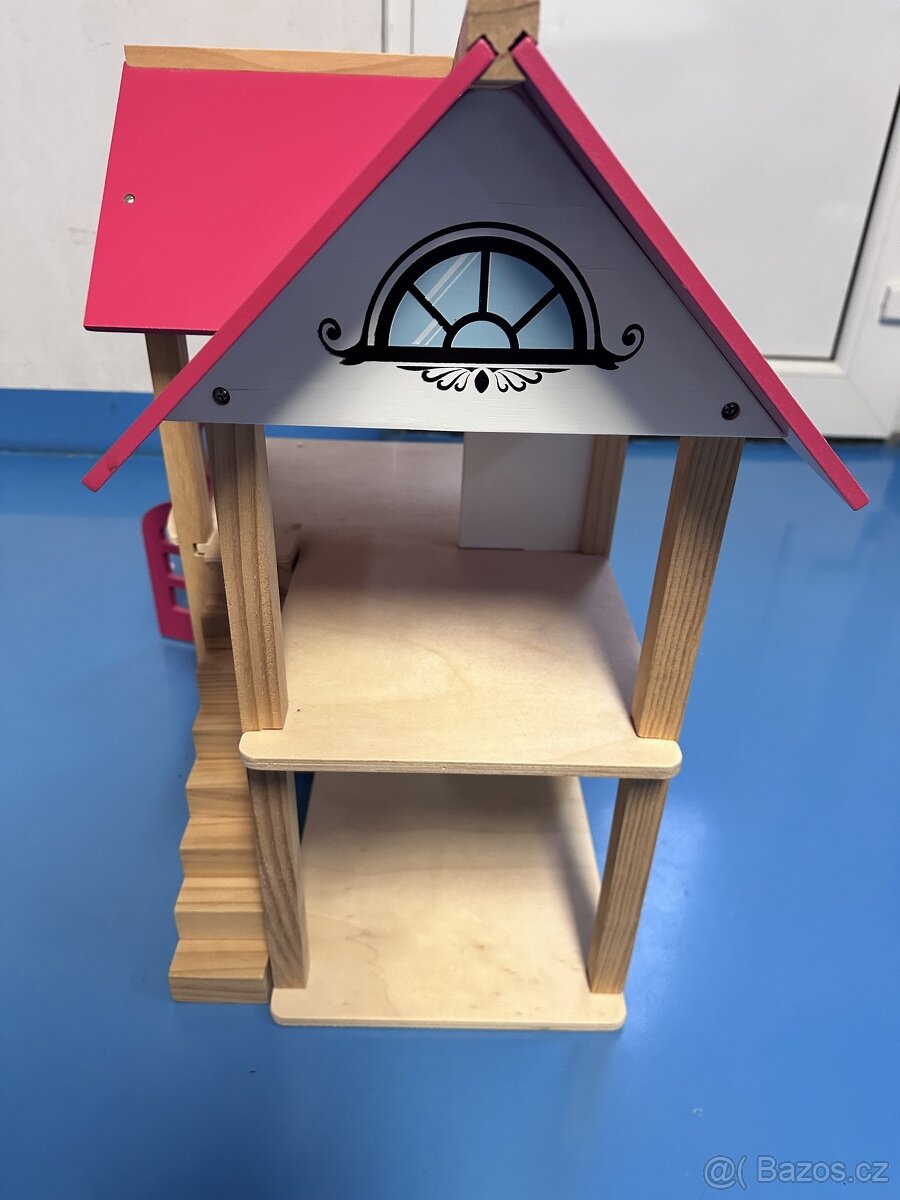 Dětský domeček s nábytkem viz.foto - 3