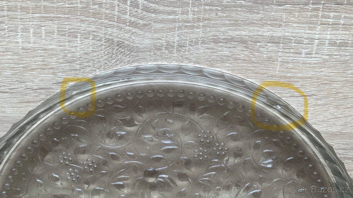Skleněný podnos Pánek - 3