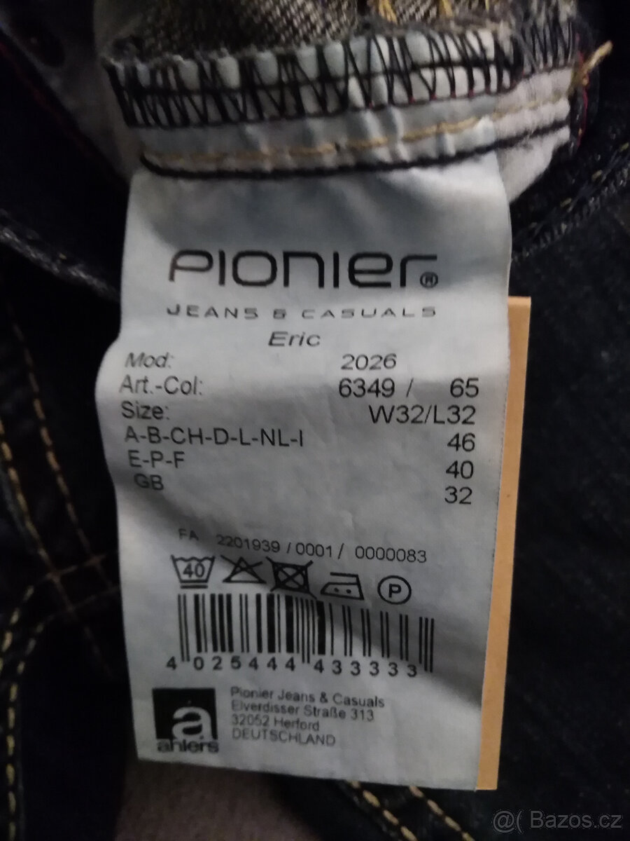 Pánské rifle PIONIER, vel.W32/L32 - SLEVA - 3