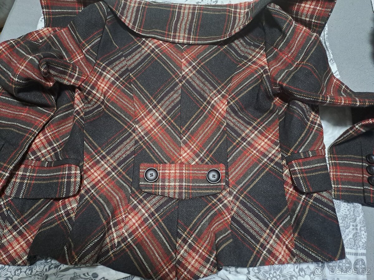 Dámský elegantní podzimní kabátek vel. 34-36 zn. Zara - 3