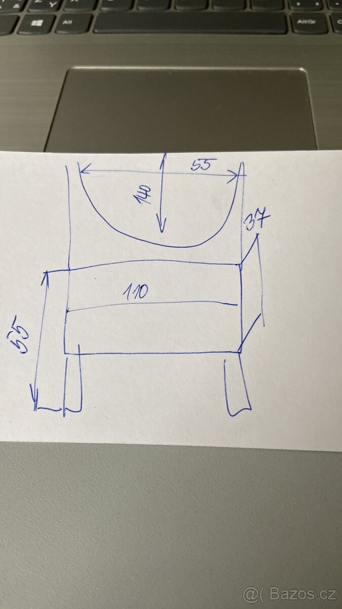 Starožitná psycha/toaletka se zrcadlem - 3