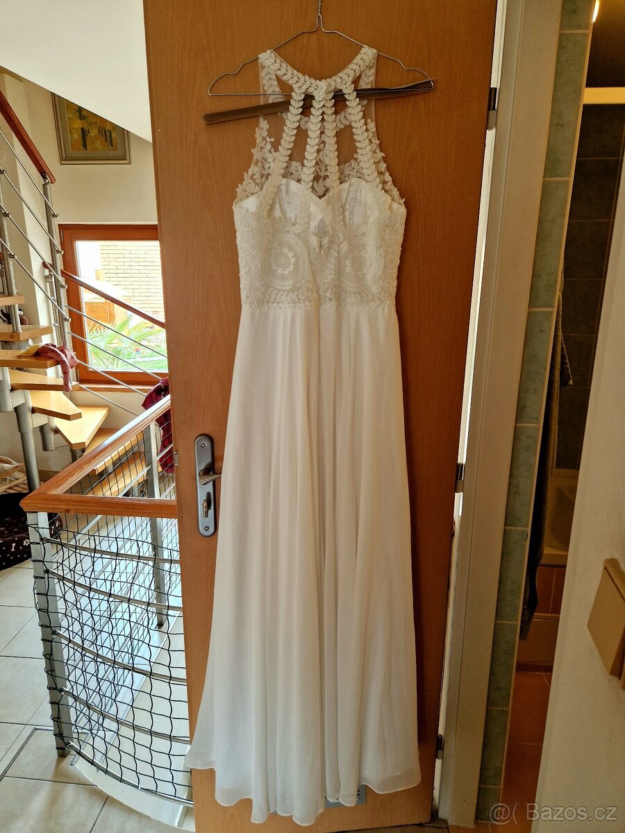 Svatební šaty vel.36-38 - 3