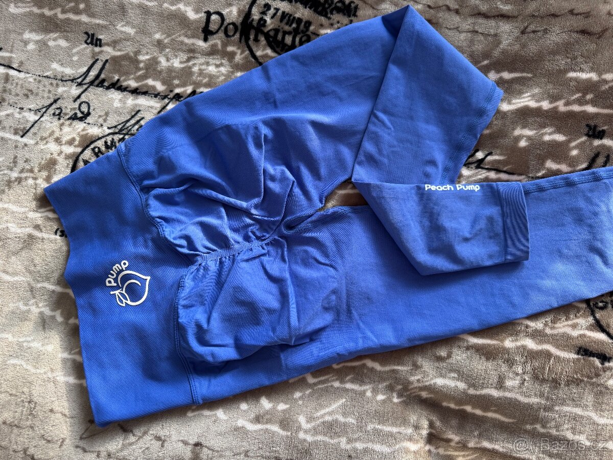 Dámské legíny Peach Pump sytě modré - 3