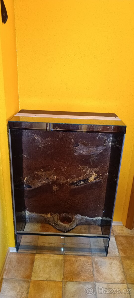 Skleněné terárium 120×80×40 cm - 3