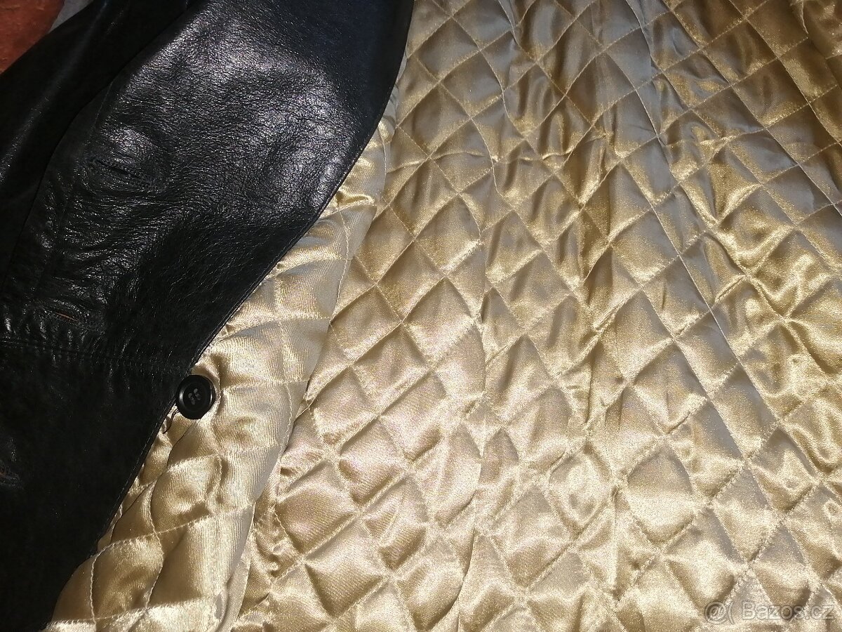 KOŽENÝ DÁMSKÝ KRÁTKÝ KABÁT - KABÁTEK vel. s - 3