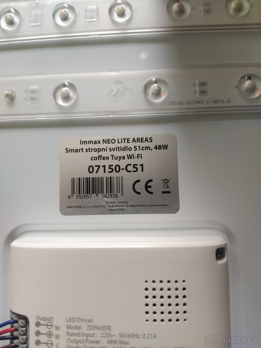 Stropní světlo LED průměr 50 cm ovládané mobilem - 3