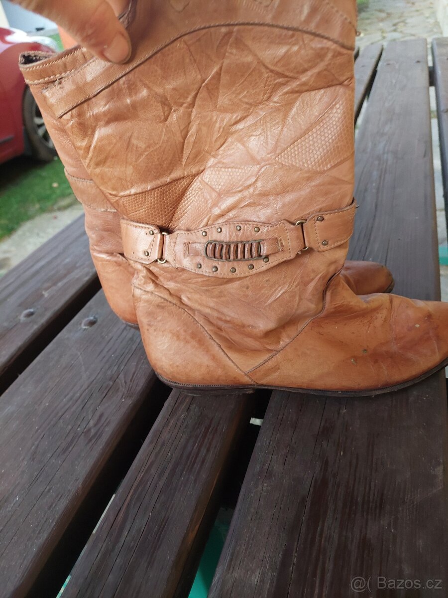 Retro dámské kozačky - 3