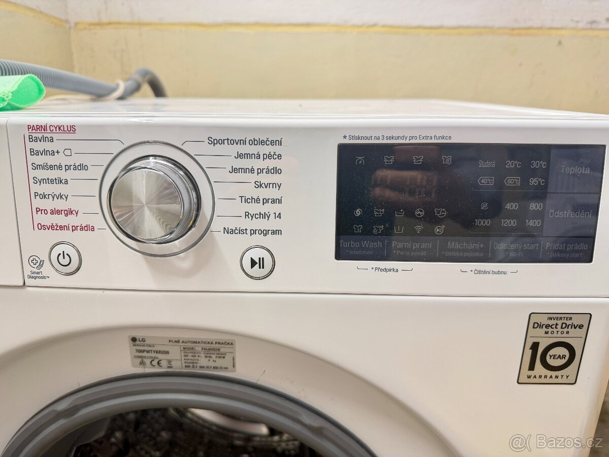 Parní pračka LG 9kg - 3