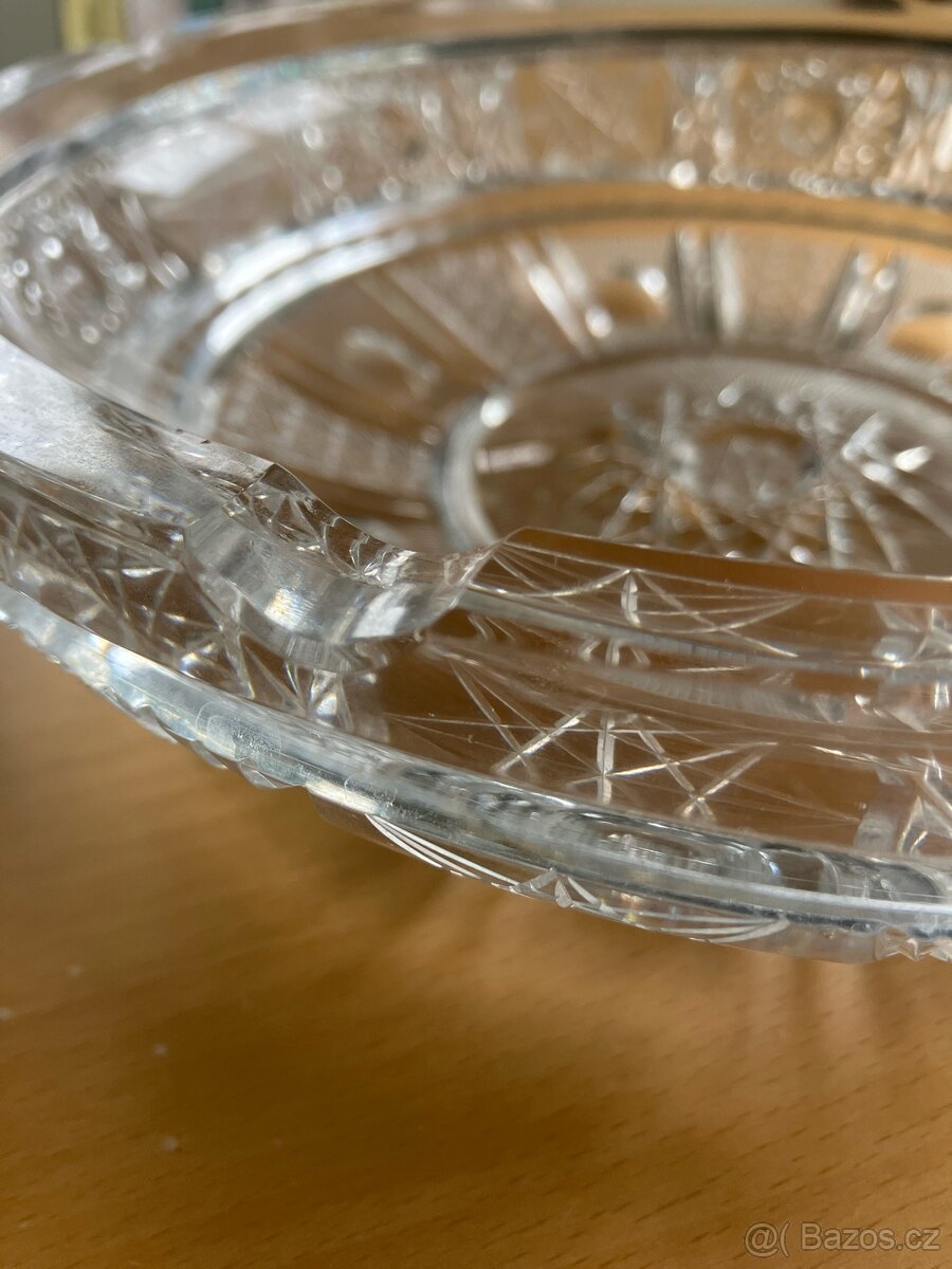 Popelník z broušeného skla - 3