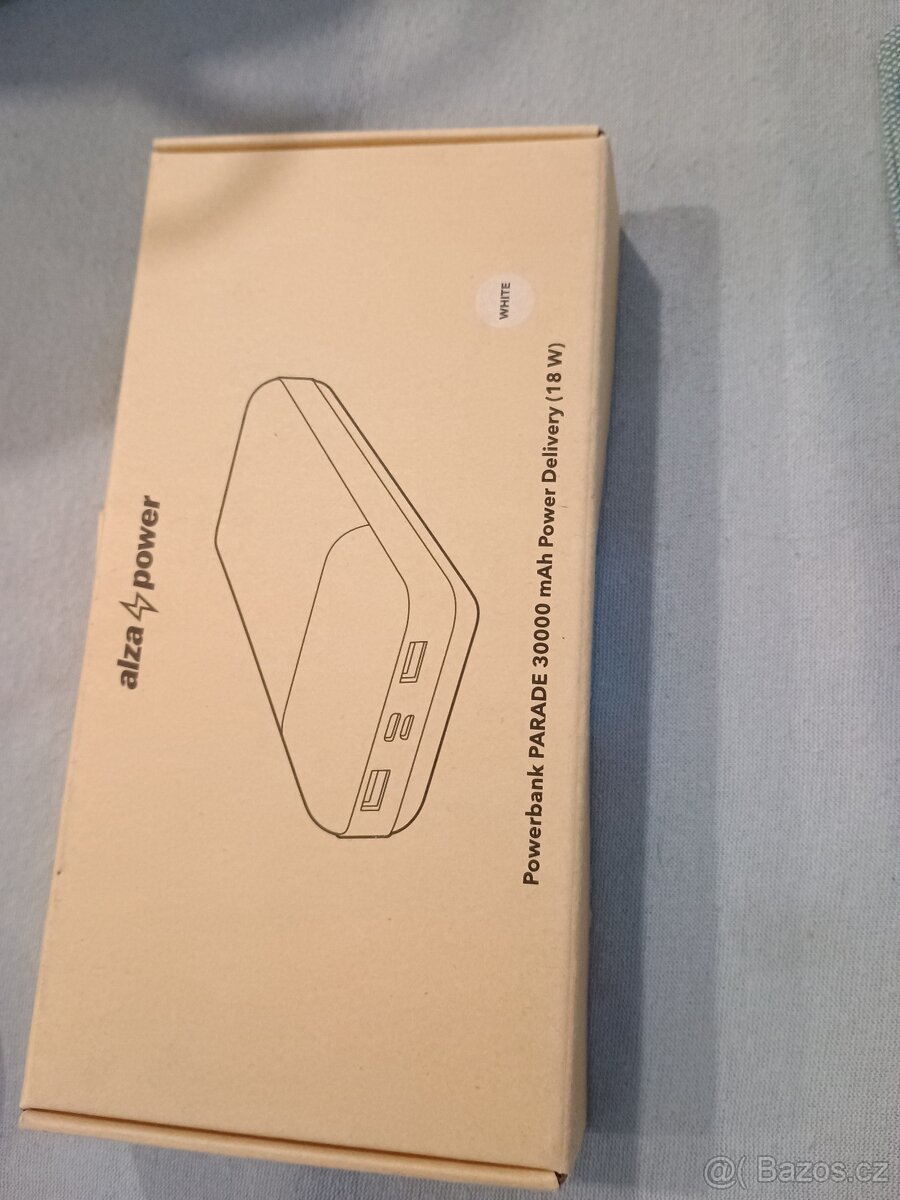 Power banka Alza power parade 30000 mAh nová - 3