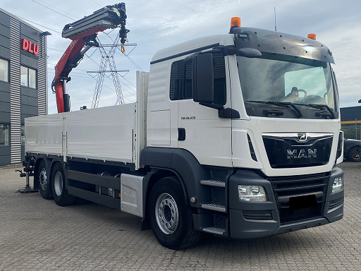 MAN TGS 26.470 6x2 - valník s hydraulickou rukou FASSI - 3