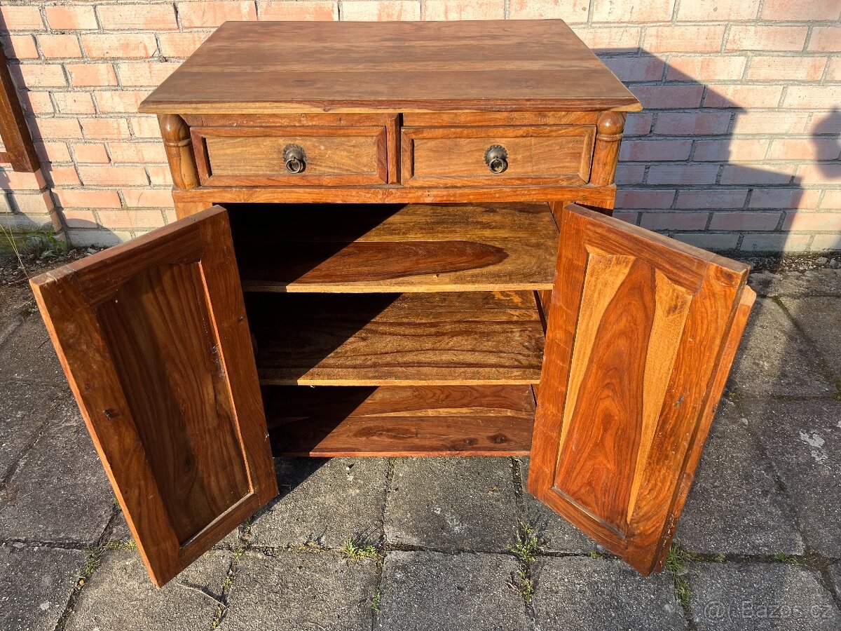 Komoda velká - masiv teak - 3