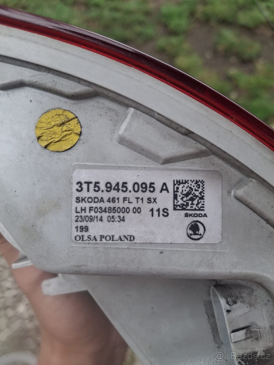 Světlo vnější levé na Superba - 3