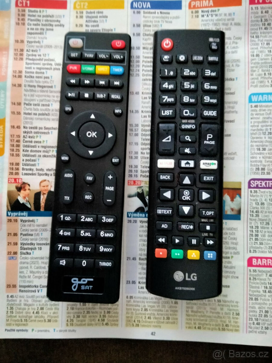 Televize LG + set-top-box GoSat - 3