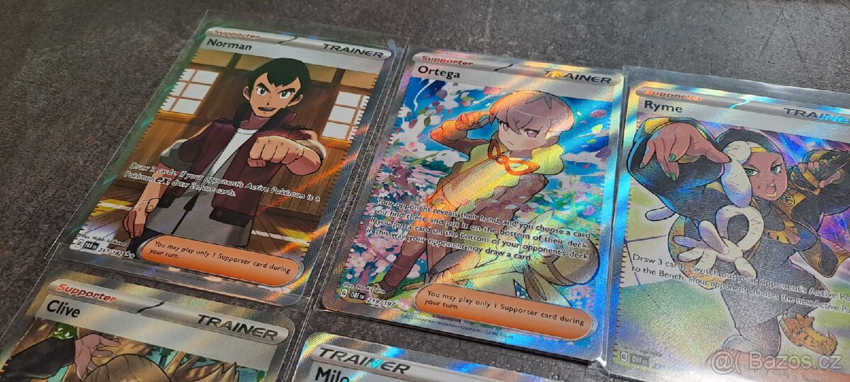 Pokemon TCG karty FULL ART SUPPORTER - 3