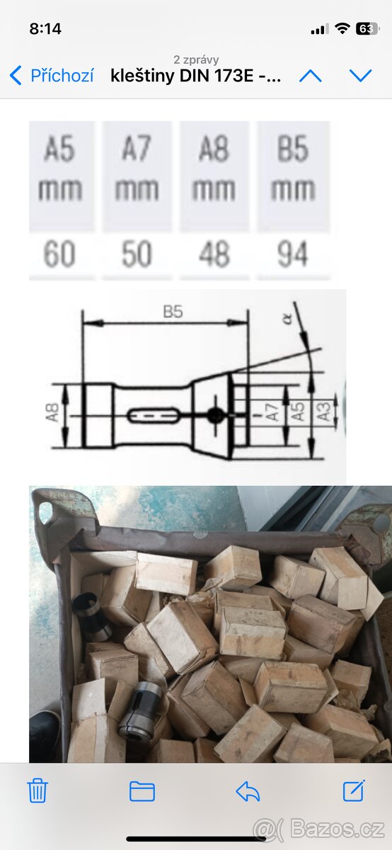 Nová kleština 173E - různé průměry - 3