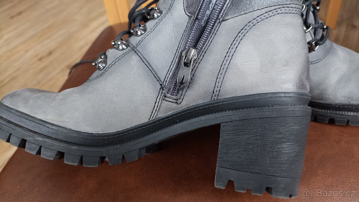 Prodám, kožené kozačky Tamaris - 3