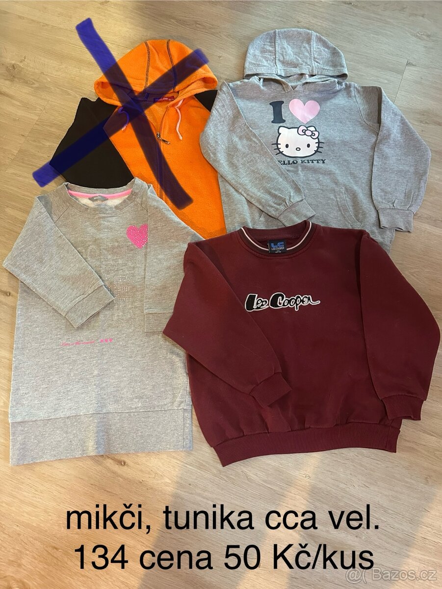 Mikiny a trička holky vel. 122-164 - 3
