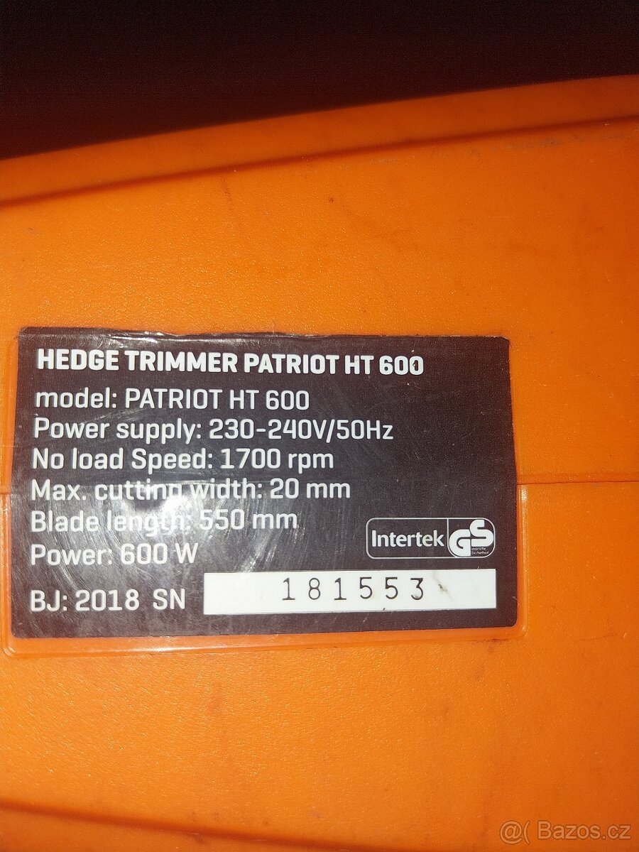 Elektrické nůžky na keře a živý plot - 3
