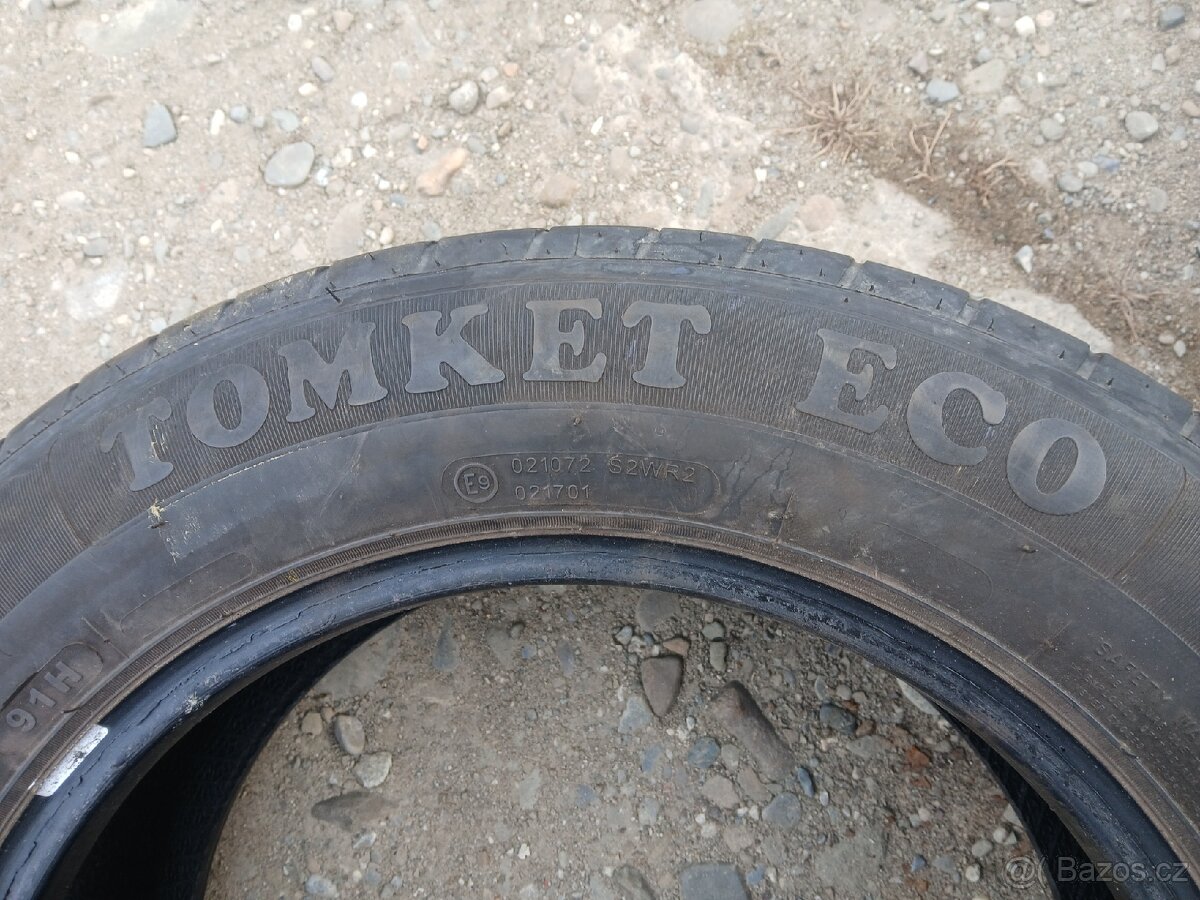 2x letni tomket 195/65 R15, vzorek 5mm - 3