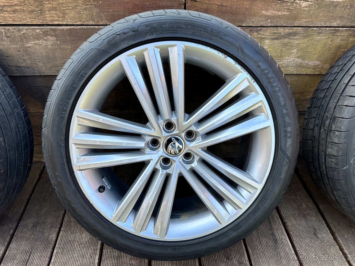 Alu kola 5x100 r18 ŠKODA SIRIUS s pneu - 3