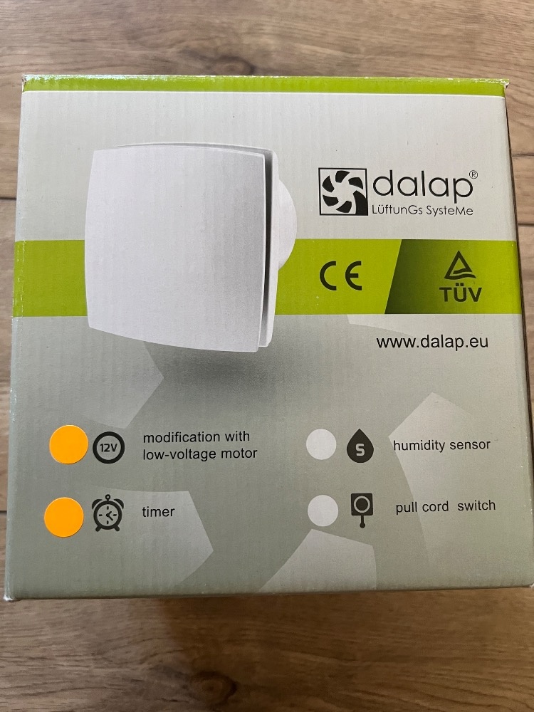 ventilátor 125 DALAP 12V s časovým doběhem - 3