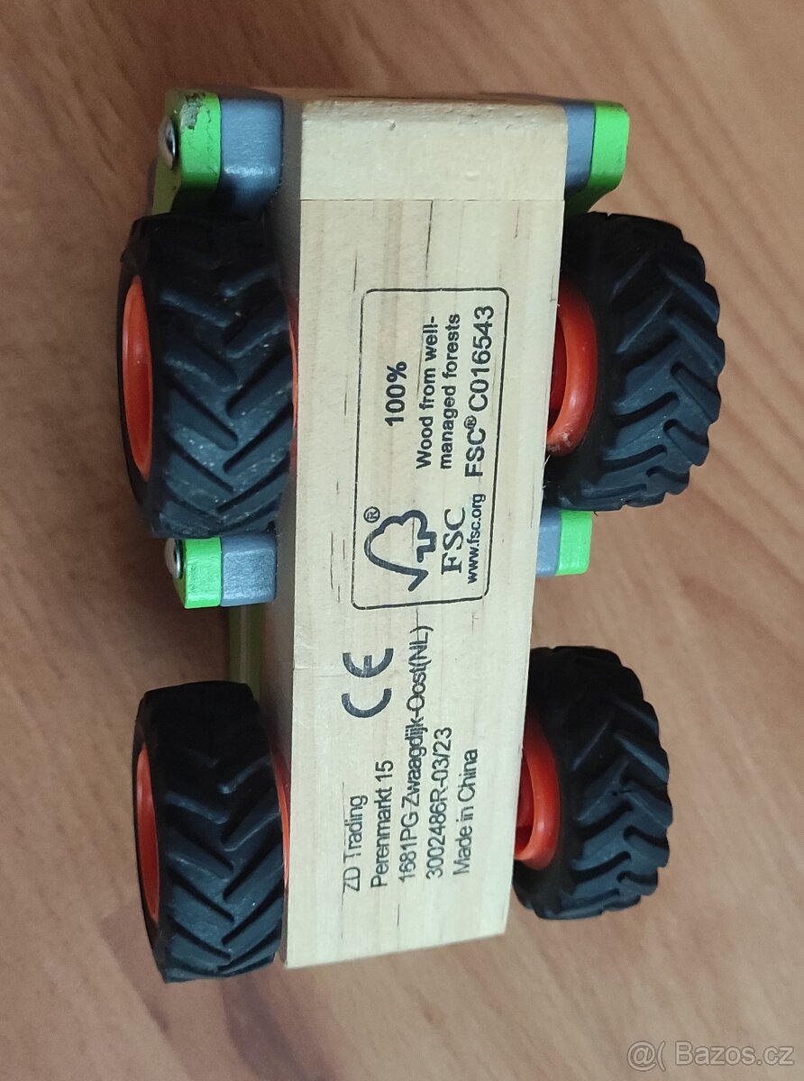 Dřevěný traktor Mini Matters - 3