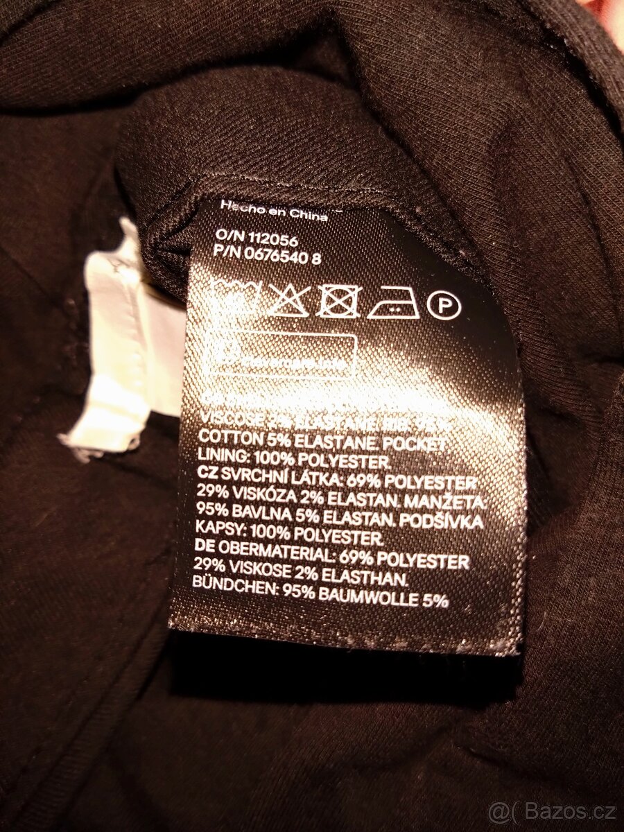 Těhotenské společenské kalhoty 36/38 - 3