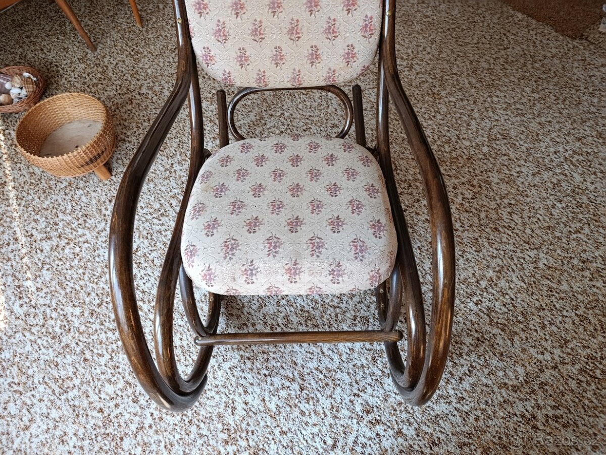 Houpací starožitné křeslo - 3