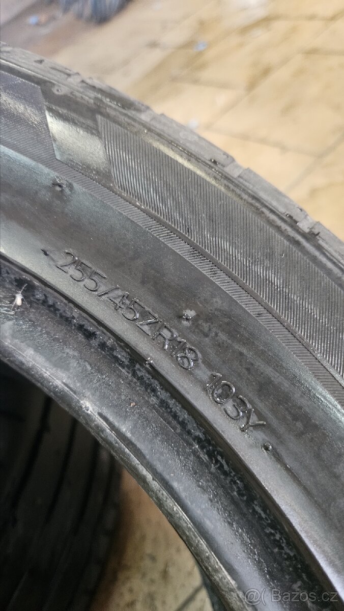 2 ks letních pneu 225/45/R18 Nokian - 3