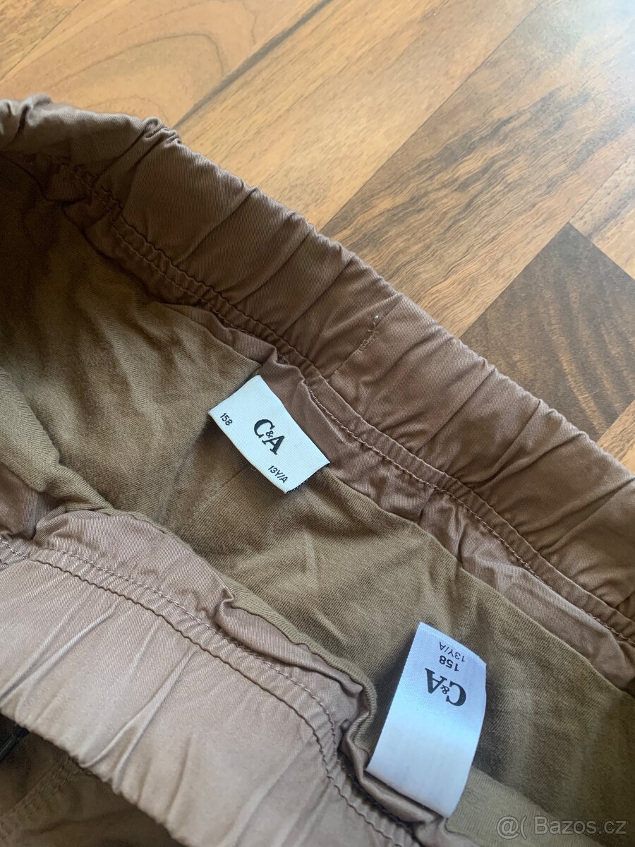 Zateplené kalhoty vel.158 - 3